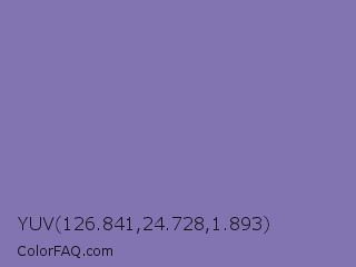 YUV 126.841,24.728,1.893 Color Image