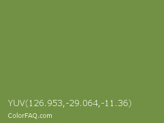 YUV 126.953,-29.064,-11.36 Color Image
