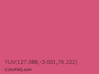 YUV 127.088,-3.001,76.222 Color Image