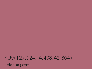 YUV 127.124,-4.498,42.864 Color Image