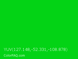 YUV 127.148,-52.331,-108.878 Color Image