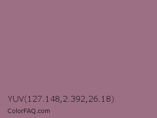 YUV 127.148,2.392,26.18 Color Image