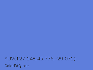 YUV 127.148,45.776,-29.071 Color Image
