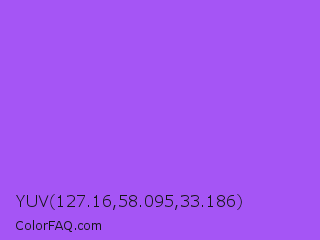 YUV 127.16,58.095,33.186 Color Image
