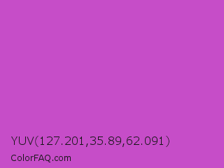 YUV 127.201,35.89,62.091 Color Image