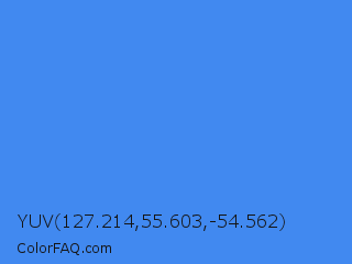 YUV 127.214,55.603,-54.562 Color Image
