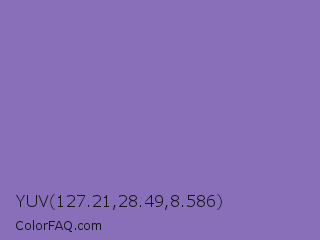 YUV 127.21,28.49,8.586 Color Image