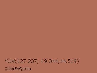 YUV 127.237,-19.344,44.519 Color Image