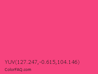 YUV 127.247,-0.615,104.146 Color Image