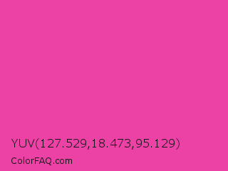 YUV 127.529,18.473,95.129 Color Image