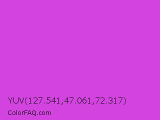 YUV 127.541,47.061,72.317 Color Image