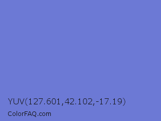 YUV 127.601,42.102,-17.19 Color Image