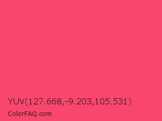 YUV 127.668,-9.203,105.531 Color Image