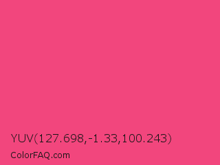 YUV 127.698,-1.33,100.243 Color Image