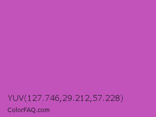 YUV 127.746,29.212,57.228 Color Image