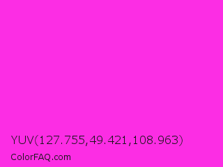 YUV 127.755,49.421,108.963 Color Image