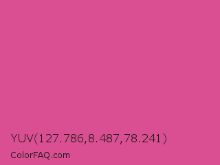 YUV 127.786,8.487,78.241 Color Image