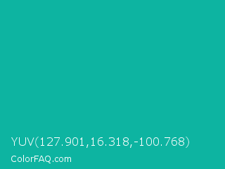 YUV 127.901,16.318,-100.768 Color Image