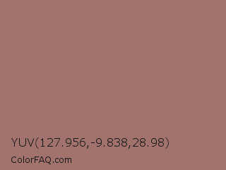 YUV 127.956,-9.838,28.98 Color Image