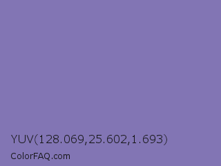 YUV 128.069,25.602,1.693 Color Image