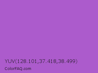YUV 128.101,37.418,38.499 Color Image