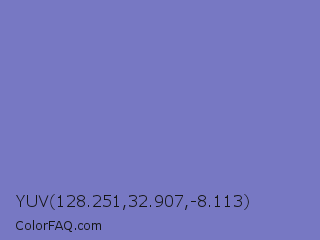 YUV 128.251,32.907,-8.113 Color Image