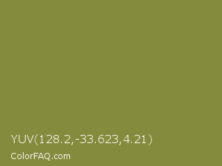 YUV 128.2,-33.623,4.21 Color Image