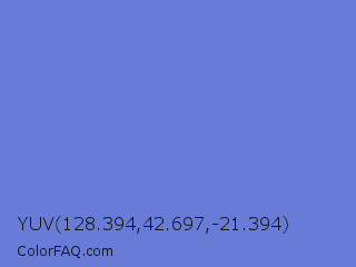 YUV 128.394,42.697,-21.394 Color Image