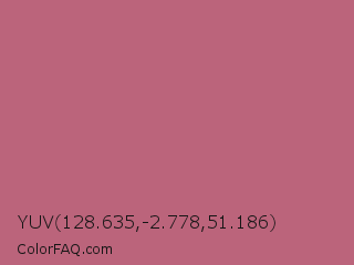 YUV 128.635,-2.778,51.186 Color Image