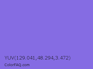 YUV 129.041,48.294,3.472 Color Image