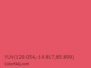 YUV 129.054,-14.817,85.899 Color Image