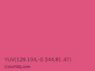 YUV 129.104,-0.544,81.47 Color Image