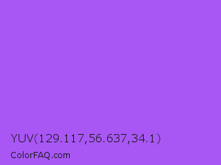 YUV 129.117,56.637,34.1 Color Image