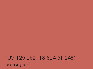 YUV 129.162,-18.814,61.248 Color Image