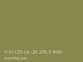 YUV 129.16,-26.208,5.999 Color Image
