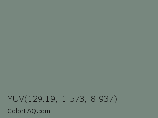 YUV 129.19,-1.573,-8.937 Color Image