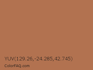 YUV 129.26,-24.285,42.745 Color Image