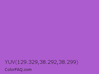 YUV 129.329,38.292,38.299 Color Image