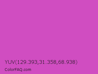 YUV 129.393,31.358,68.938 Color Image