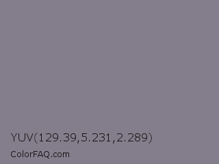 YUV 129.39,5.231,2.289 Color Image