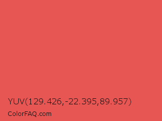 YUV 129.426,-22.395,89.957 Color Image