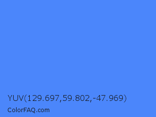 YUV 129.697,59.802,-47.969 Color Image