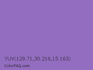 YUV 129.71,30.216,15.163 Color Image