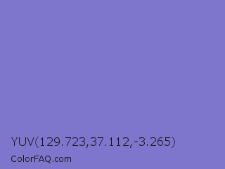 YUV 129.723,37.112,-3.265 Color Image