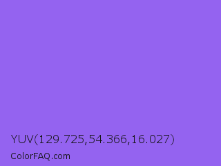 YUV 129.725,54.366,16.027 Color Image