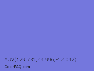 YUV 129.731,44.996,-12.042 Color Image
