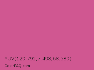 YUV 129.791,7.498,68.589 Color Image