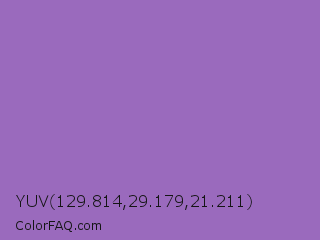 YUV 129.814,29.179,21.211 Color Image