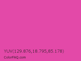 YUV 129.876,18.795,85.178 Color Image