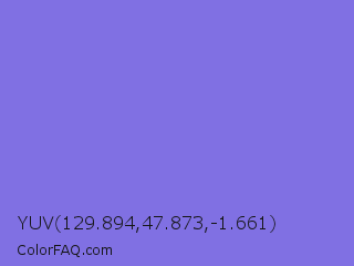 YUV 129.894,47.873,-1.661 Color Image